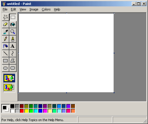 MS Paint 2000's